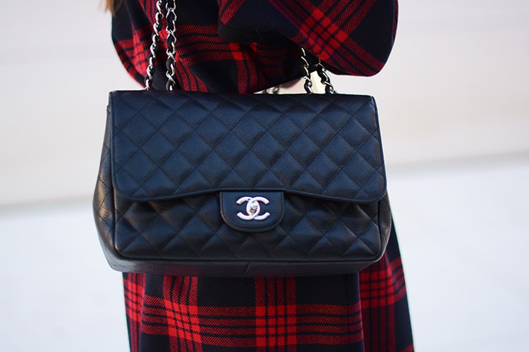 chanel-bag-plaid-coat-fashion-style-photo-of-the-day Tommy Hilfiger