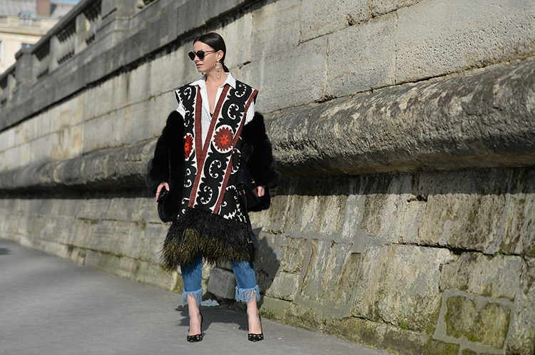 paris-fashion-week-day-8 Bohemian Chic In Paris