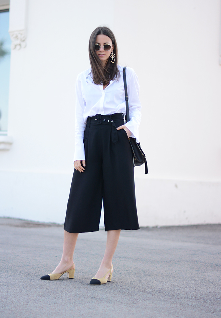 chloe-bag-culotte-pants-chanel-shoes-fashionvibe You Can Never Go Wrong With A Classic Look