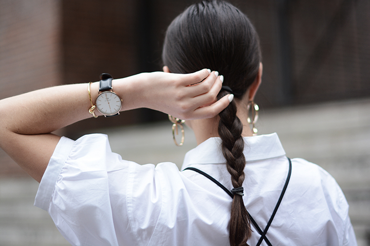 details-braids-hair-nails-fashionvibe Wear Your Satin Dress With Jeans