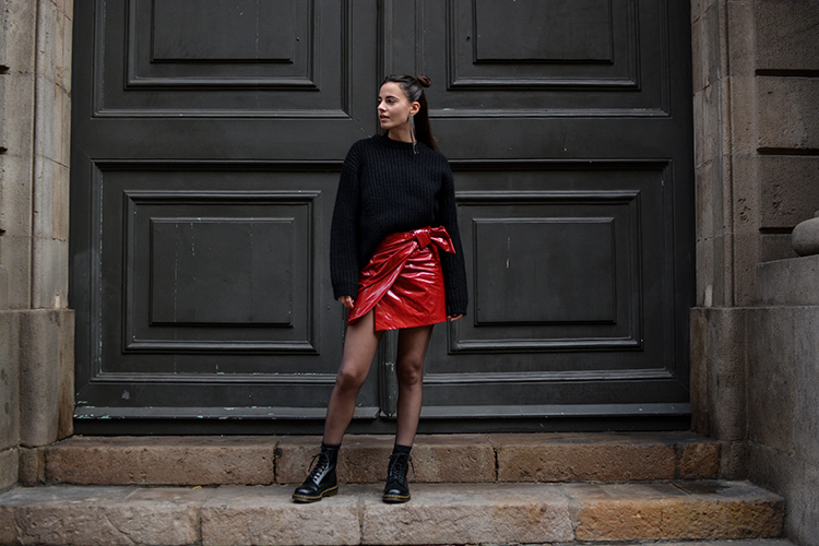 isabel-marant-patent-red-skirt-fashionvibe What´s With The Red Patent Skirt?